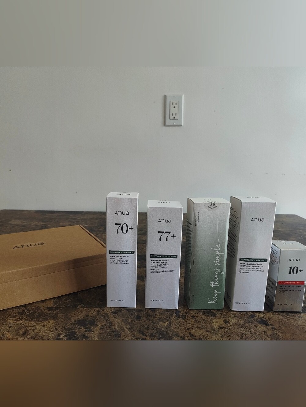 Anua Complete 5 Piece Skincare Set